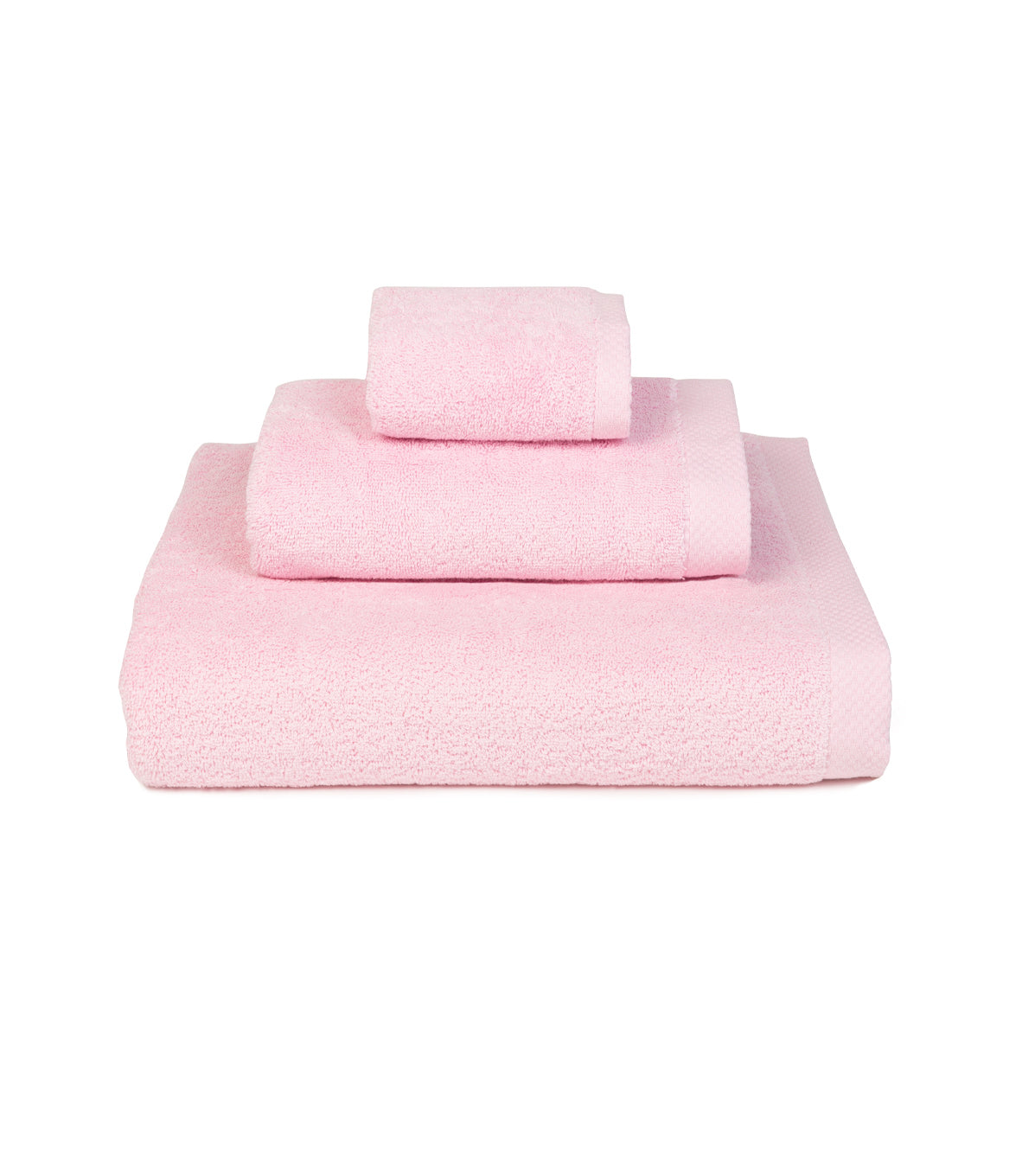 Pink / Purple Luxus Bath Towel Set - Light Pink One Size Torres Novas