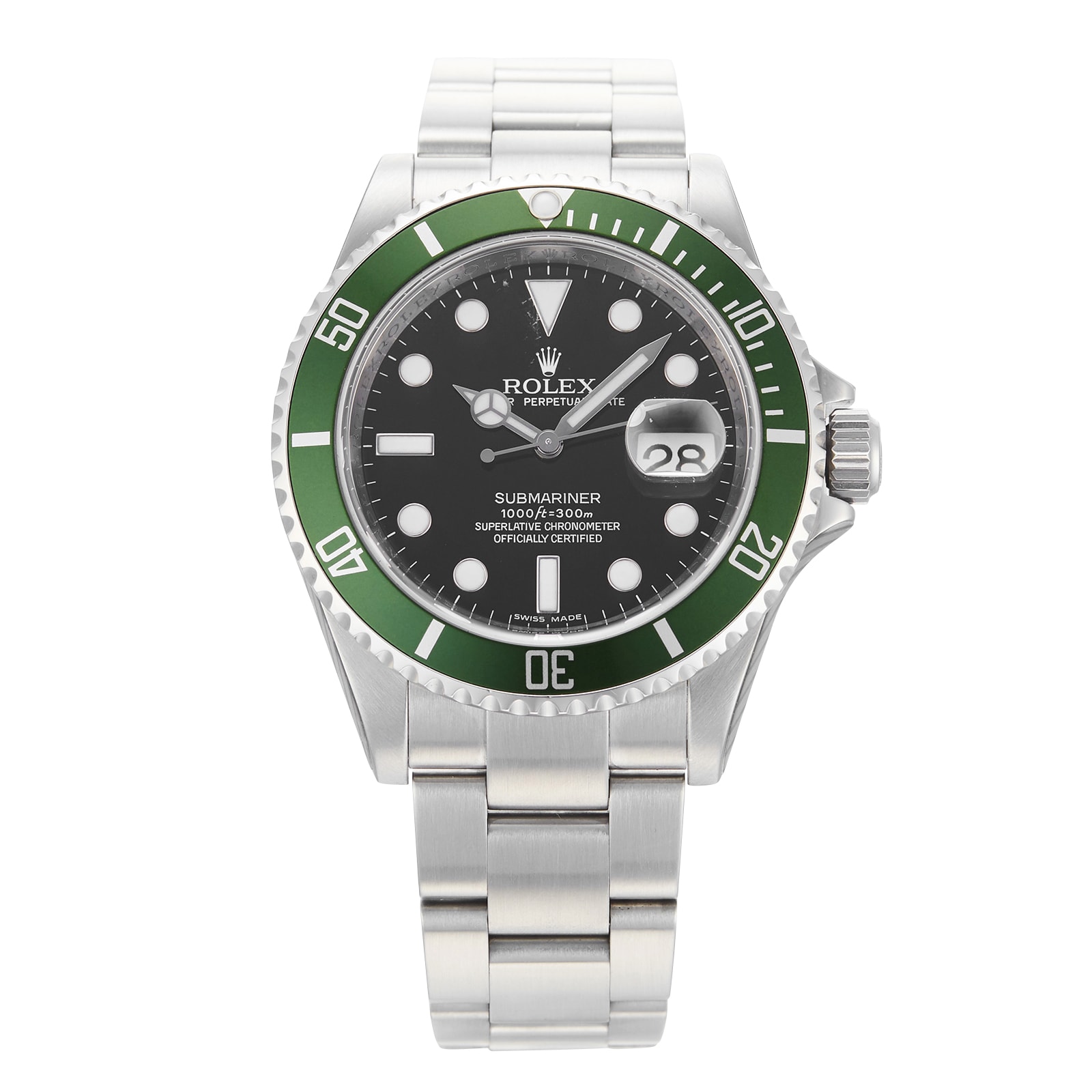 Pre-Owned Rolex Submariner Date Mens Watch 16610LV