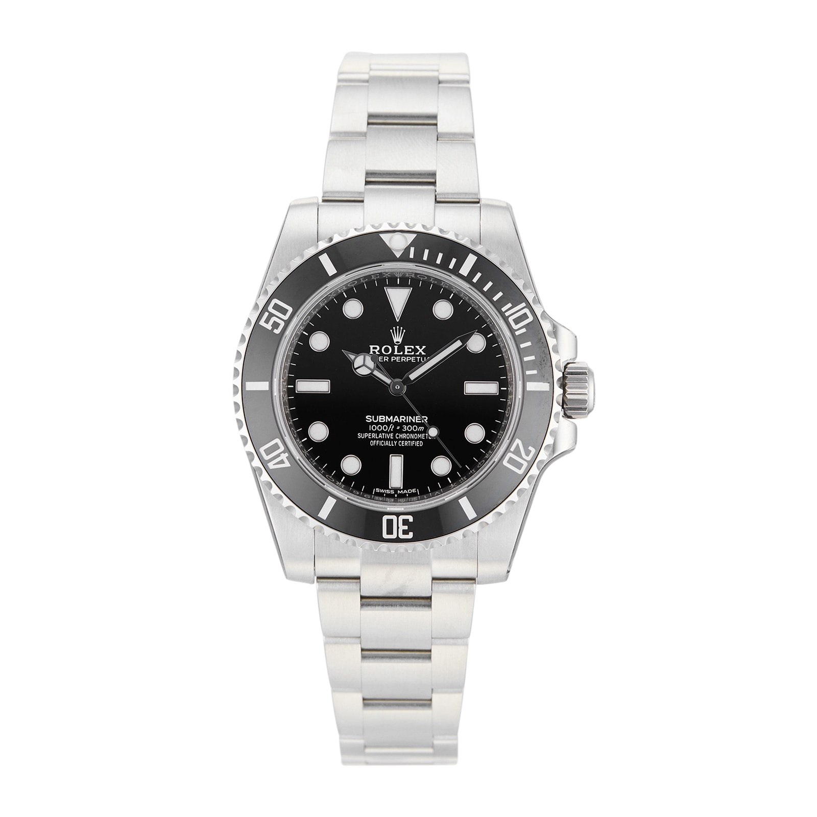 Pre-Owned Rolex Submariner Mens Watch 114060