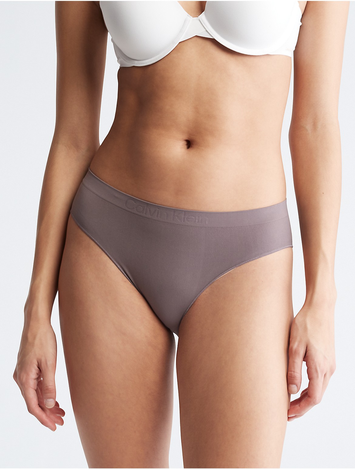 Calvin Klein Women's Bonded Flex Bikini - Brown - XS