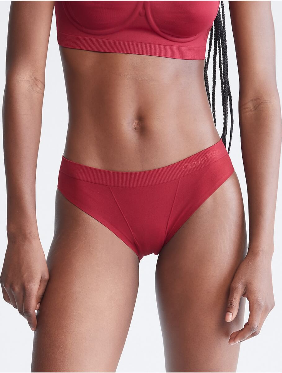 Calvin Klein Women's Bonded Flex Bikini - Red - XS
