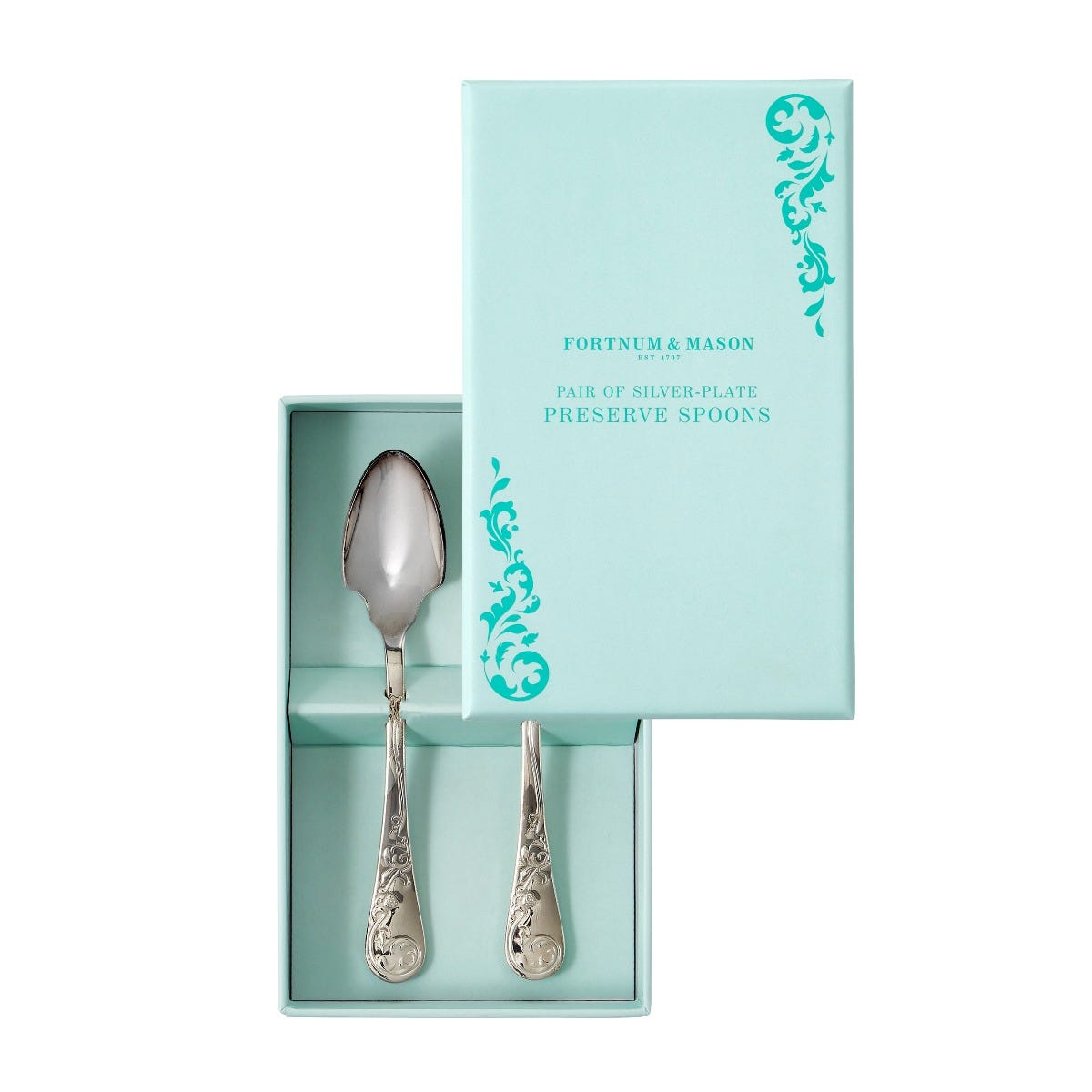 Silver-Plated Preserve Spoons, Set of 2, Fortnum & Mason
