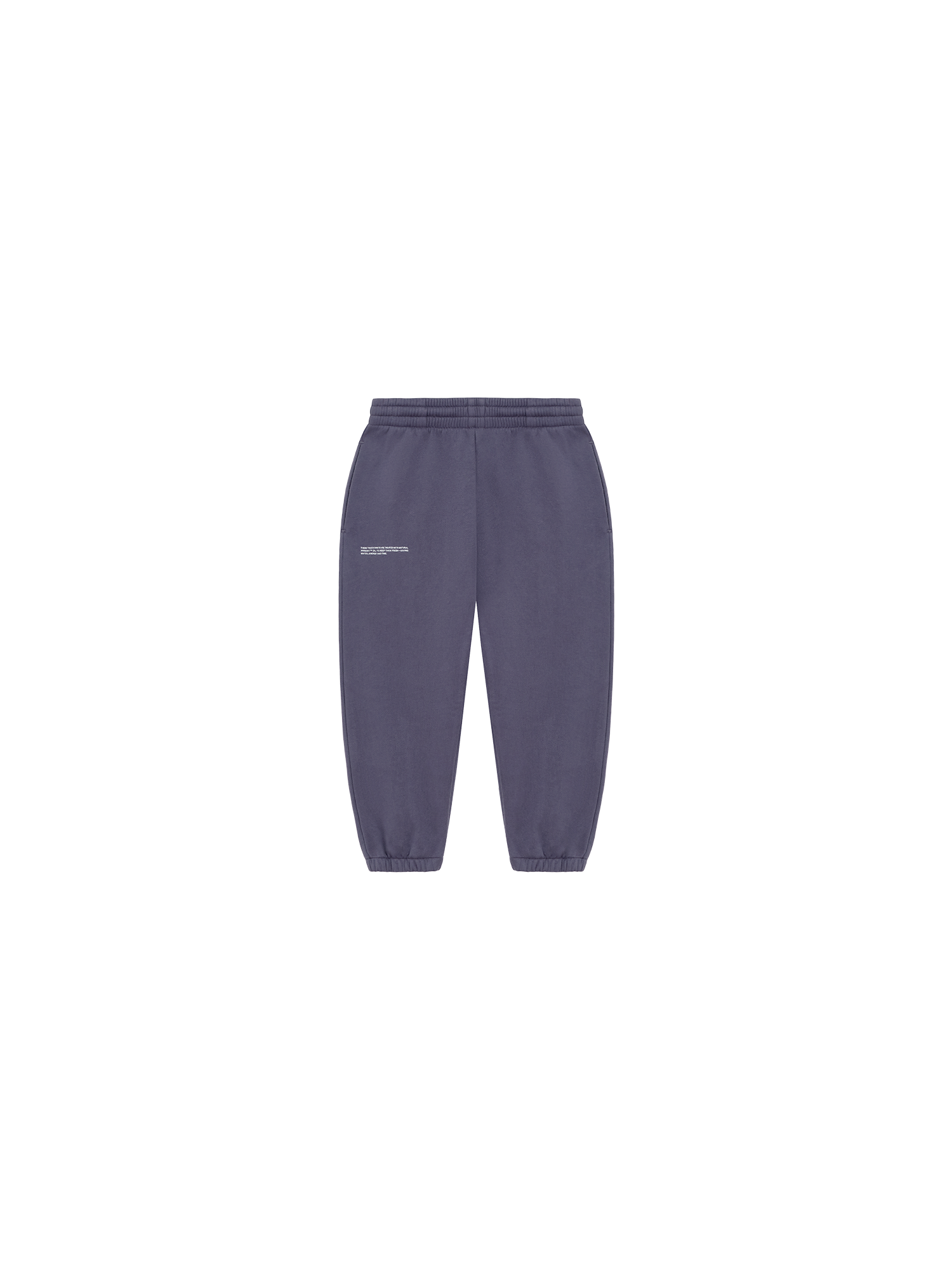 PANGAIA - Kids' 365 Midweight Track Pants - slate blue 11-12YR