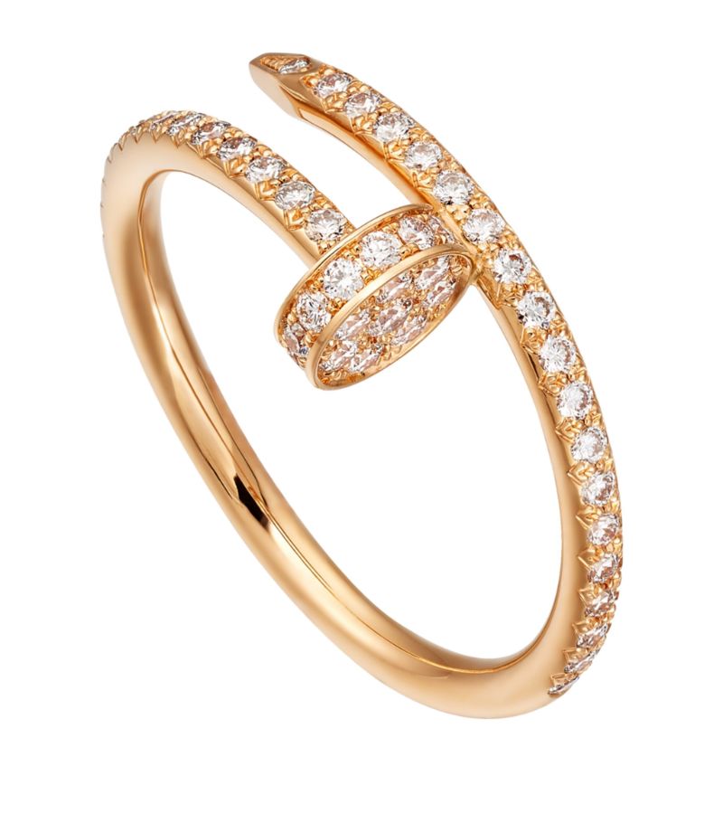 Cartier Rose Gold and Diamond Juste un Clou Ring