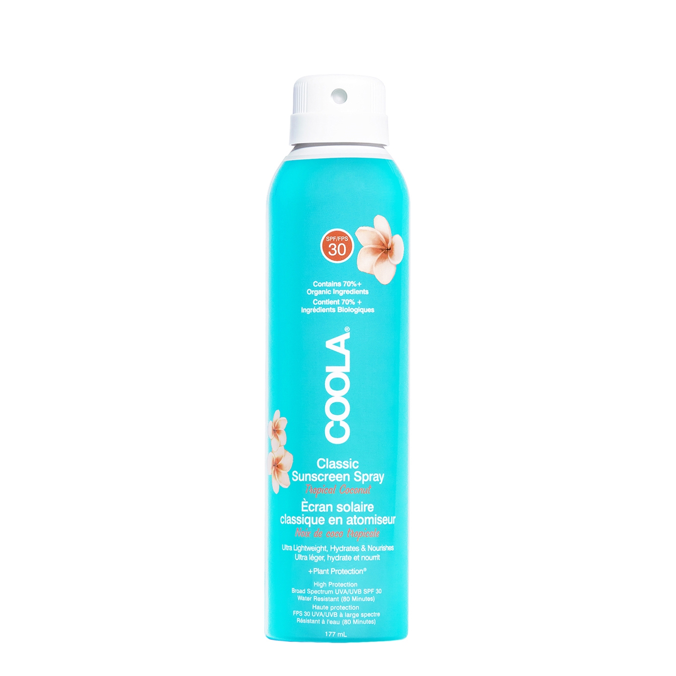 Coola Body Spray SPF30 Coconut 177ml, Tanning, Non-Aerosol