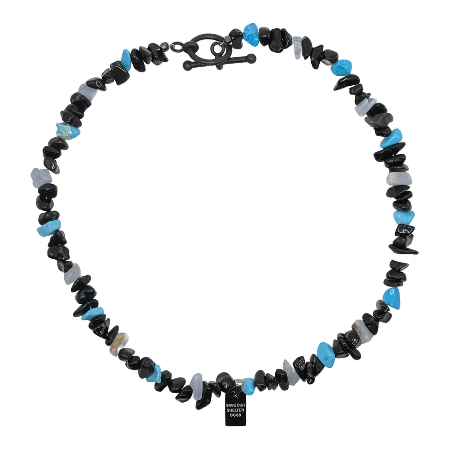 Men's Black / Blue Companion Necklace Cloud Haven