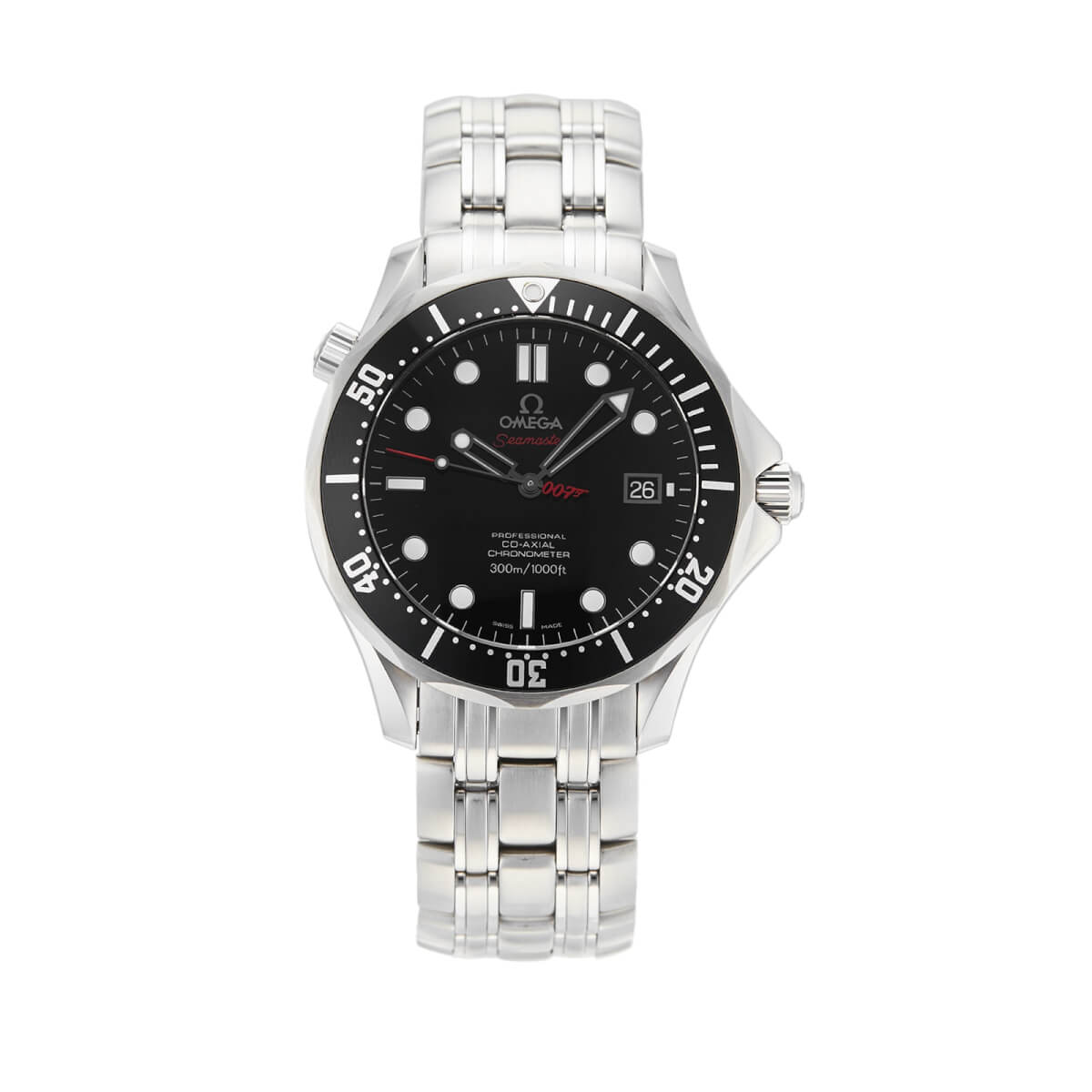 Pre-Owned Omega Seamaster 300M 'James Bond 007' Limited Edition Mens Watch 212.30.41.20.01.001