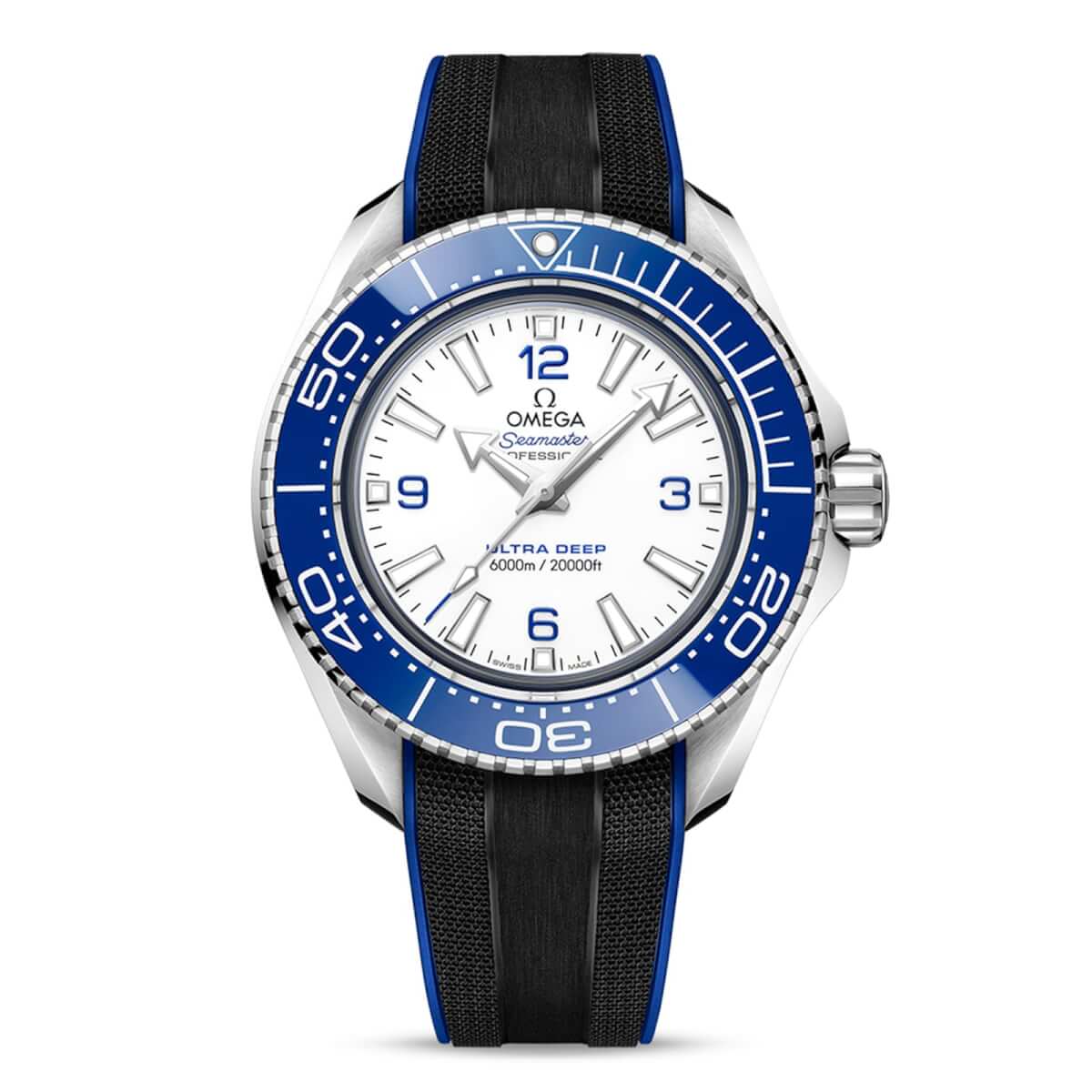Seamaster Planet Ocean Ultra Deep 6000m Co-Axial Master Chronometer 45.5mm Mens Watch White