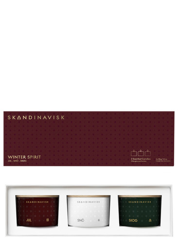 Skandinavisk Winter Spirit Mini Candle Gift Set 90g x 3