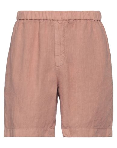 Boglioli Man Shorts & Bermuda Shorts Light brown Size 38 Linen