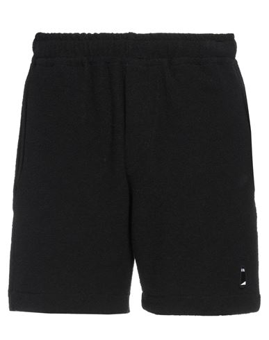 Grifoni Man Shorts & Bermuda Shorts Black Size 36 Cotton, Polyamide