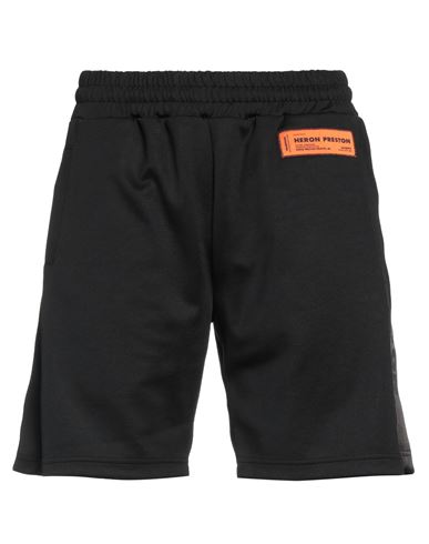 Heron Preston Man Shorts & Bermuda Shorts Black Size XS Polyester, Cotton, Polyamide