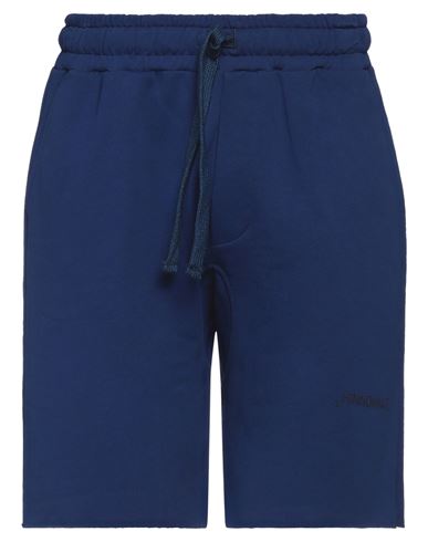 Hinnominate Man Shorts & Bermuda Shorts Blue Size S Cotton