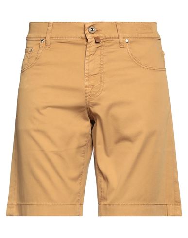 Jacob Cohёn Man Shorts & Bermuda Shorts Camel Size 34 Cotton, Lyocell, Elastane