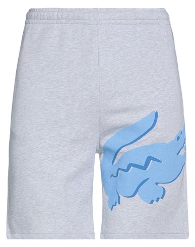 Lacoste Man Shorts & Bermuda Shorts Light grey Size 4 Cotton