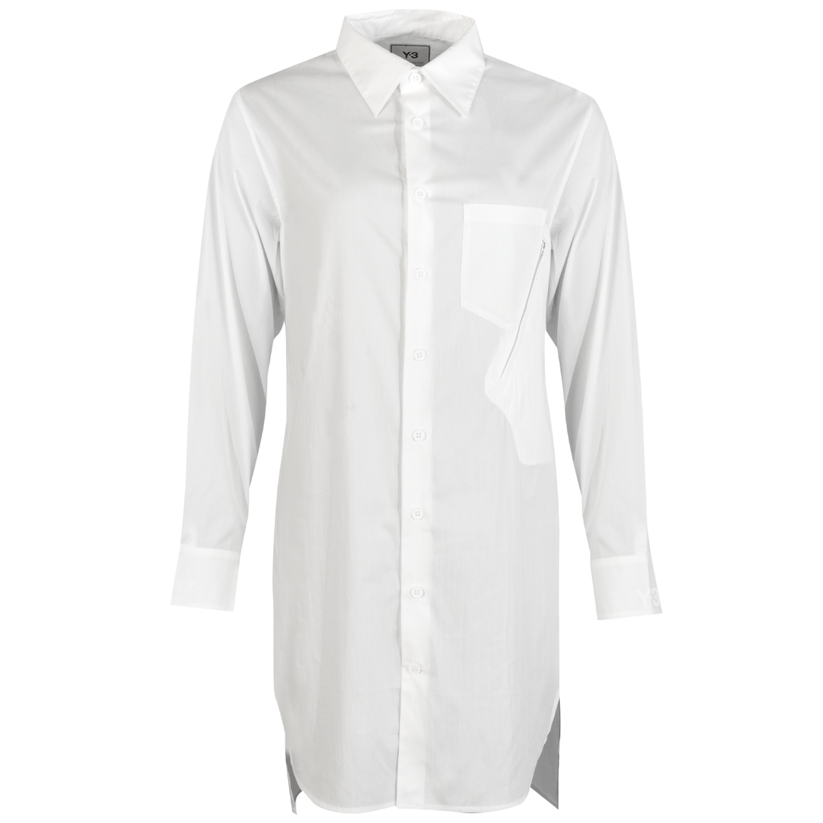 Longline Classic Shirt Core White S White