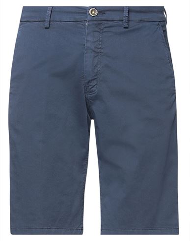 Manuel Ritz Man Shorts & Bermuda Shorts Midnight blue Size 32 Cotton, Elastane