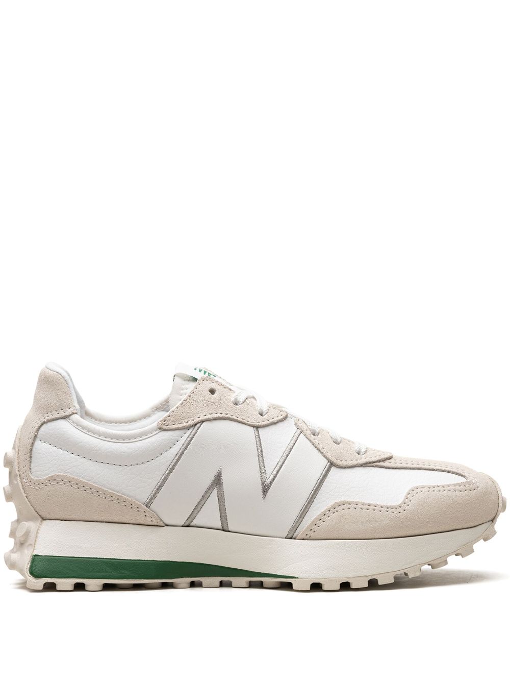 New Balance 327 "White/Succulent Green" sneakers