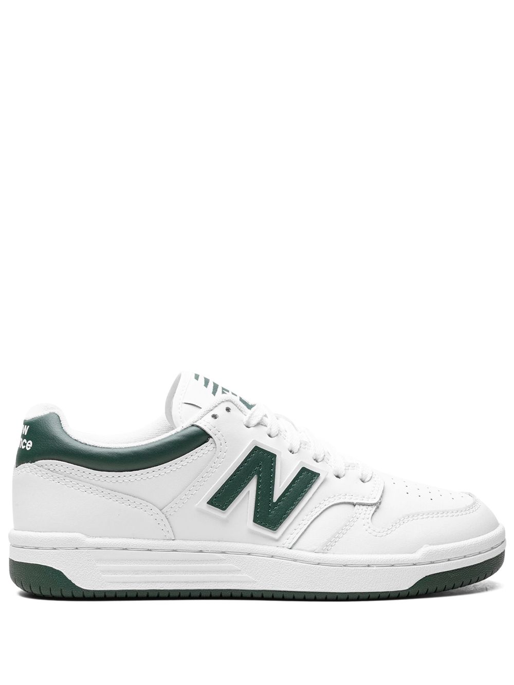 New Balance 480 "White/Nightwatch Green" sneakers