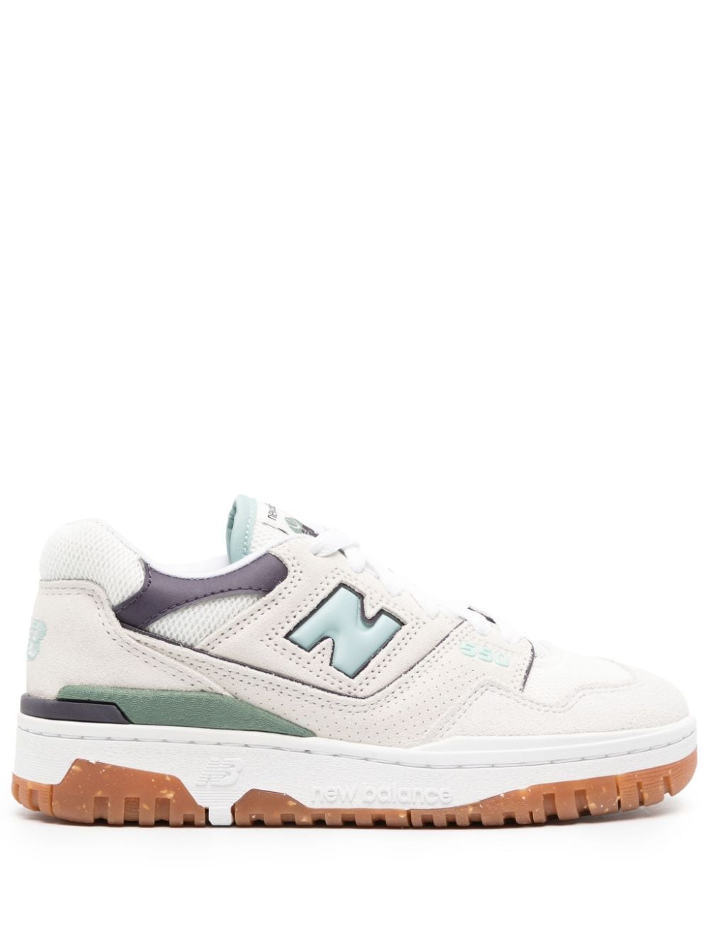 New Balance 550 logo-patch panelled sneakers - Neutrals