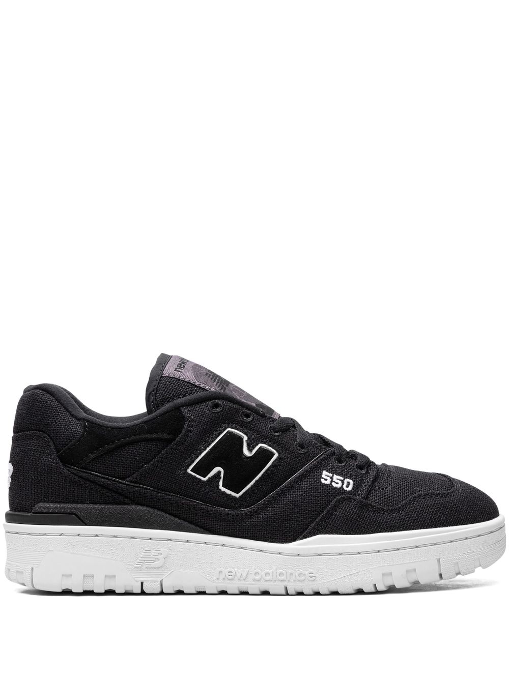New Balance 550 suede low-top sneakers - Black
