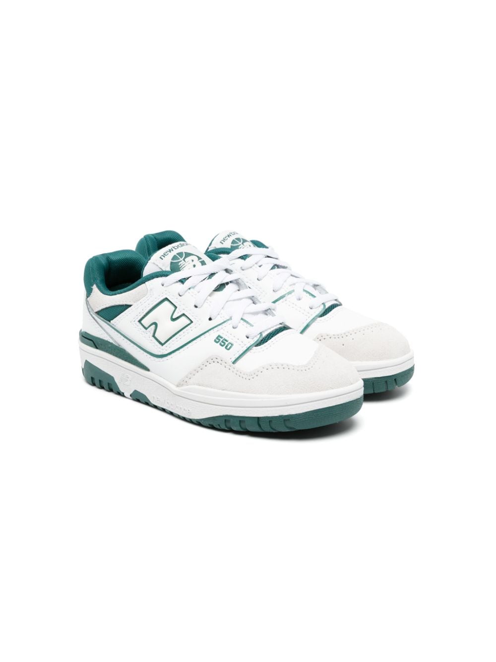 New Balance Kids 550 leather sneakers - White