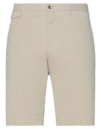 Pt Torino Man Shorts & Bermuda Shorts Beige Size 40 Cotton, Elastane