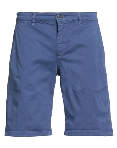 Roÿ Roger's Man Shorts & Bermuda Shorts Blue Size 30 Cotton, Rubber