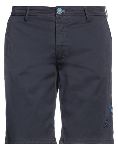 Shockly Man Shorts & Bermuda Shorts Navy blue Size 38 Cotton, Elastane
