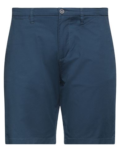 Sseinse Man Shorts & Bermuda Shorts Navy blue Size 30 Cotton, Elastane