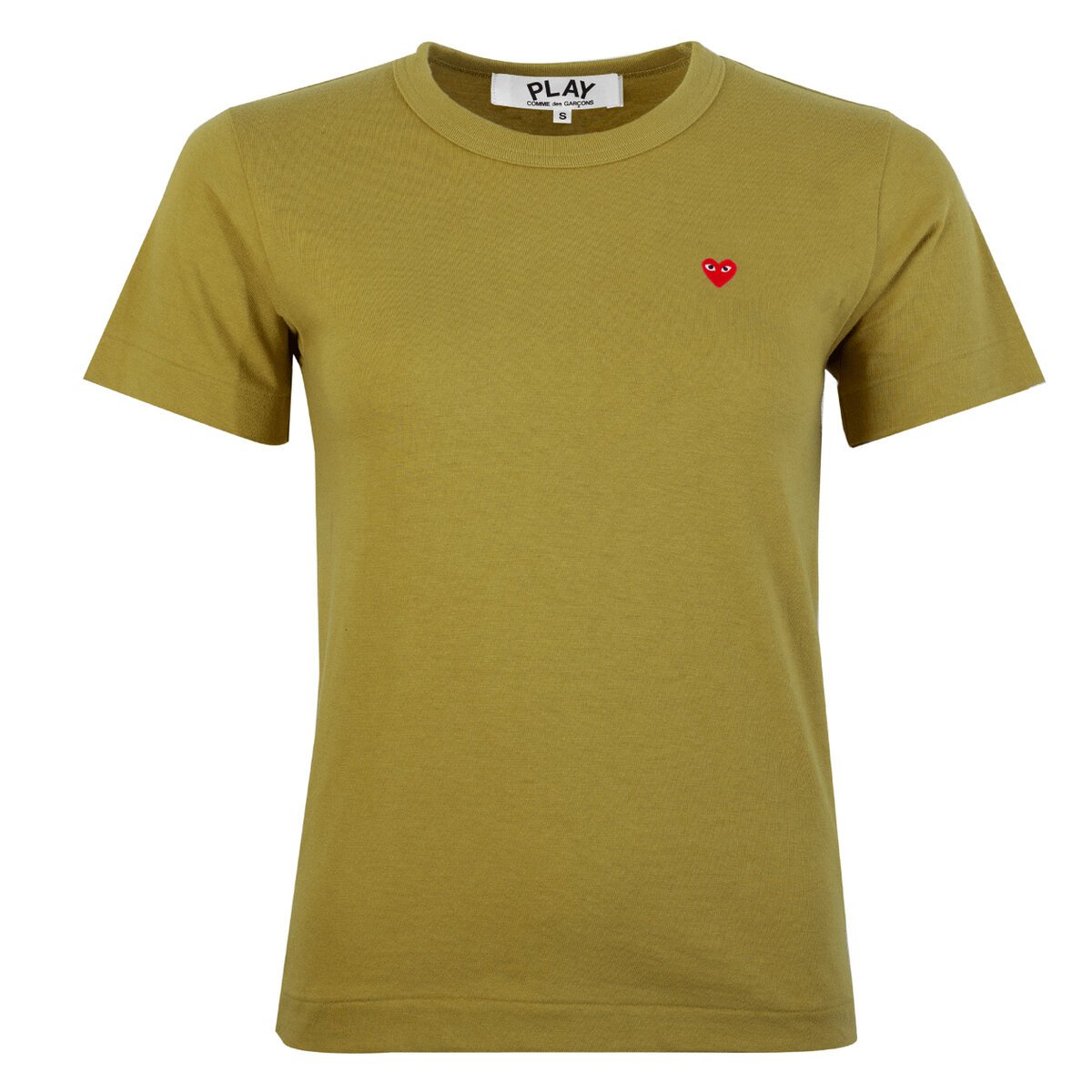 T313 Small Red Heart T-shirt Xs Olive