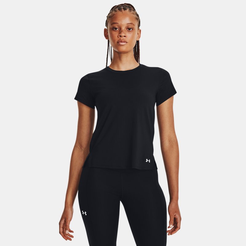 Women's Under Armour Iso-Chill Laser T-Shirt Black / Black / Reflective M