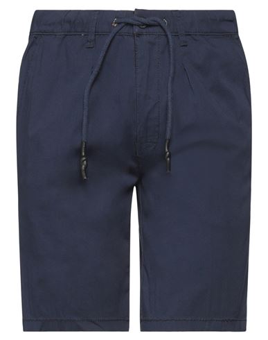 Yes Zee By Essenza Man Shorts & Bermuda Shorts Midnight blue Size 30 Cotton, Elastane