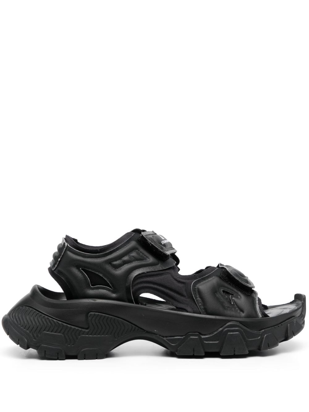 adidas by Stella McCartney Hika cut-out chunky sandals - Black