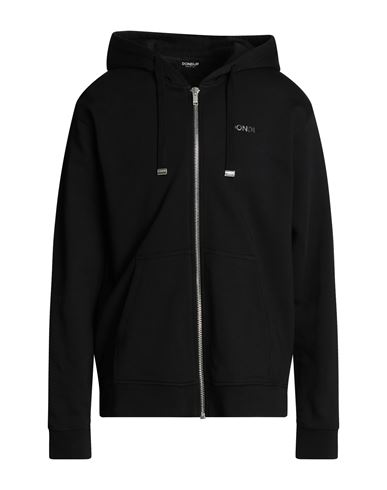 Dondup Man Sweatshirt Black Size XXL Cotton, Elastane