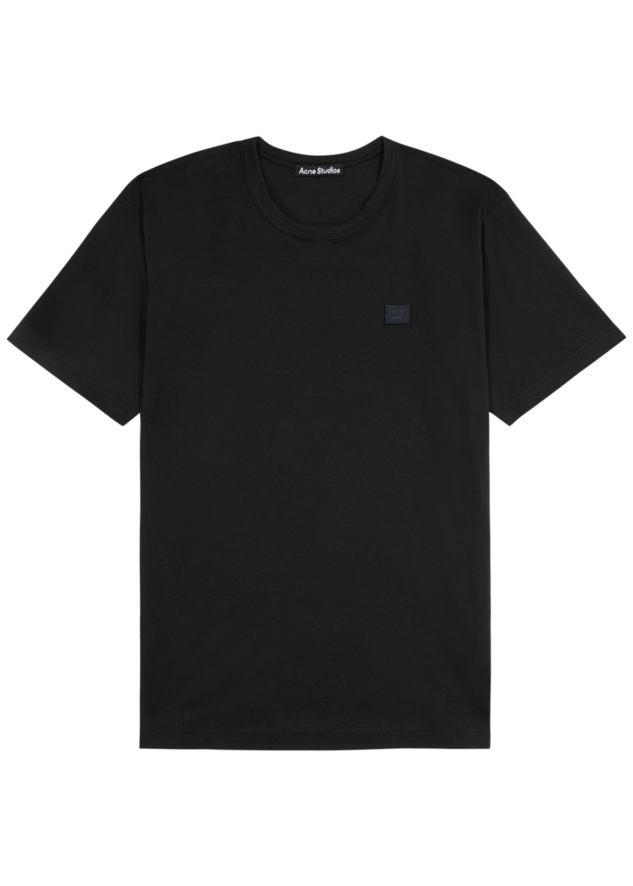 Acne Studios Nash Logo Cotton T-shirt - Black
