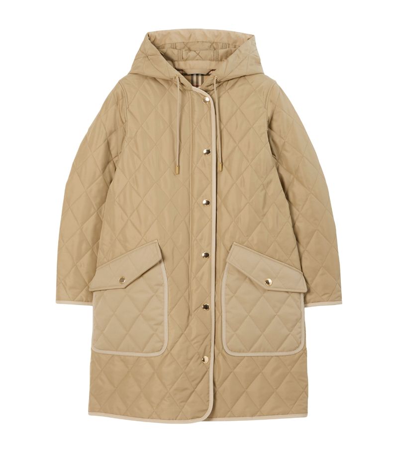 Burberry Diamond-Quilted Coat