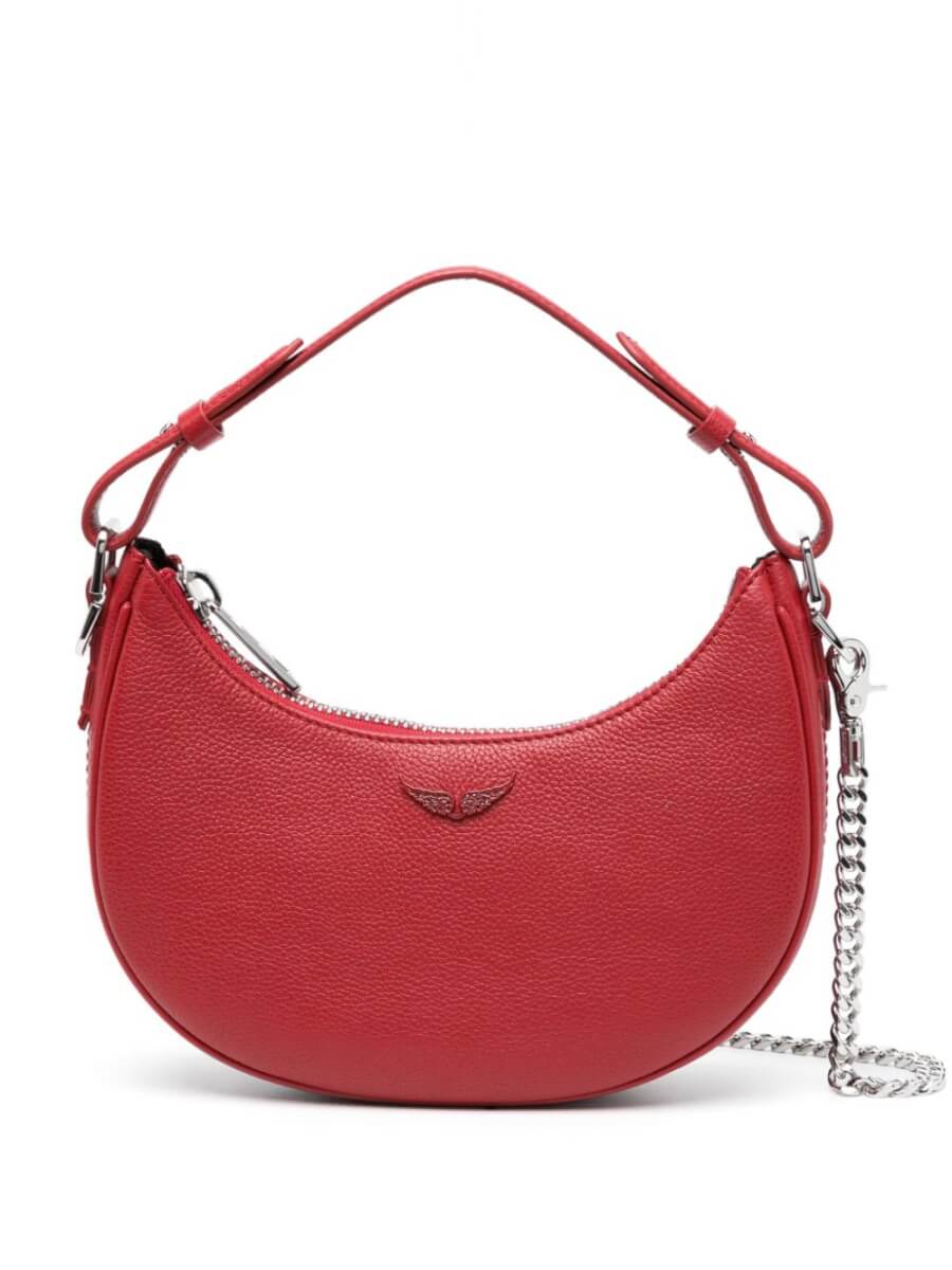 Zadig&Voltaire Moonrock leather tote bag - Red
