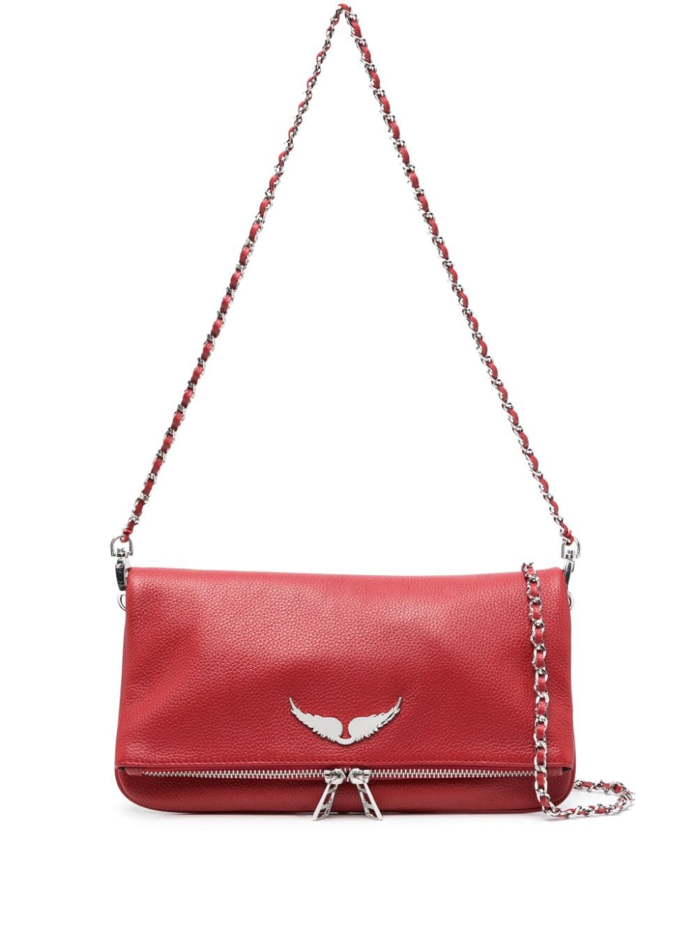 Zadig&Voltaire Rock leather crossbody bag - Red