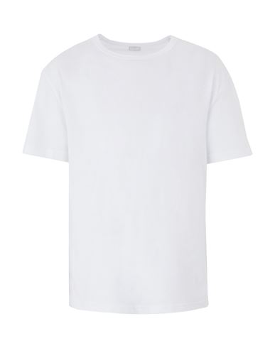 8 By Yoox Organic Cotton Basic S/sleeve T-shirt Man T-shirt White Size XL Organic cotton