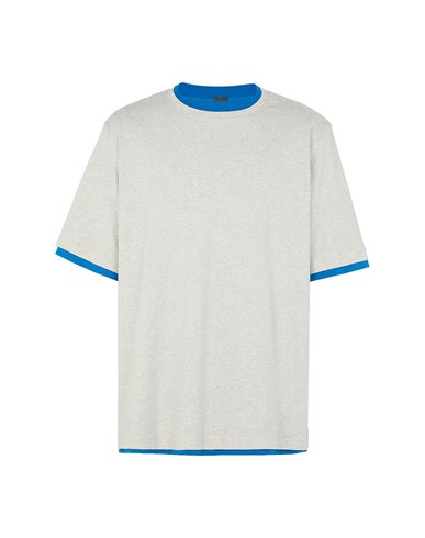 8 By Yoox Organic Cotton Reversible Oversize T-shirt Man T-shirt Blue Size M Organic cotton