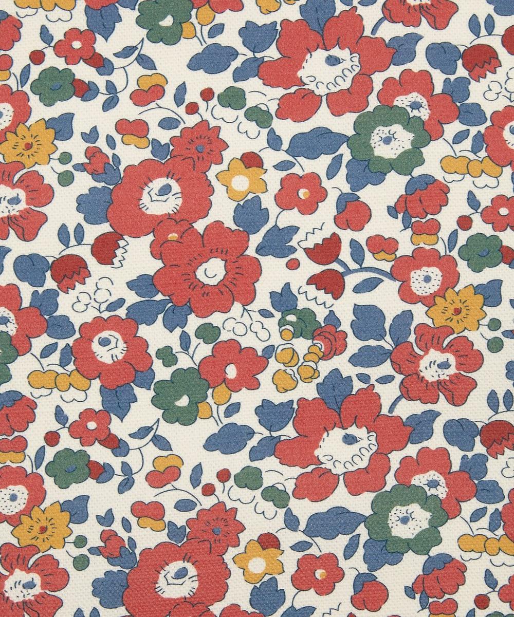 Betsy Flora Cotton in Red Lac Liberty Fabrics