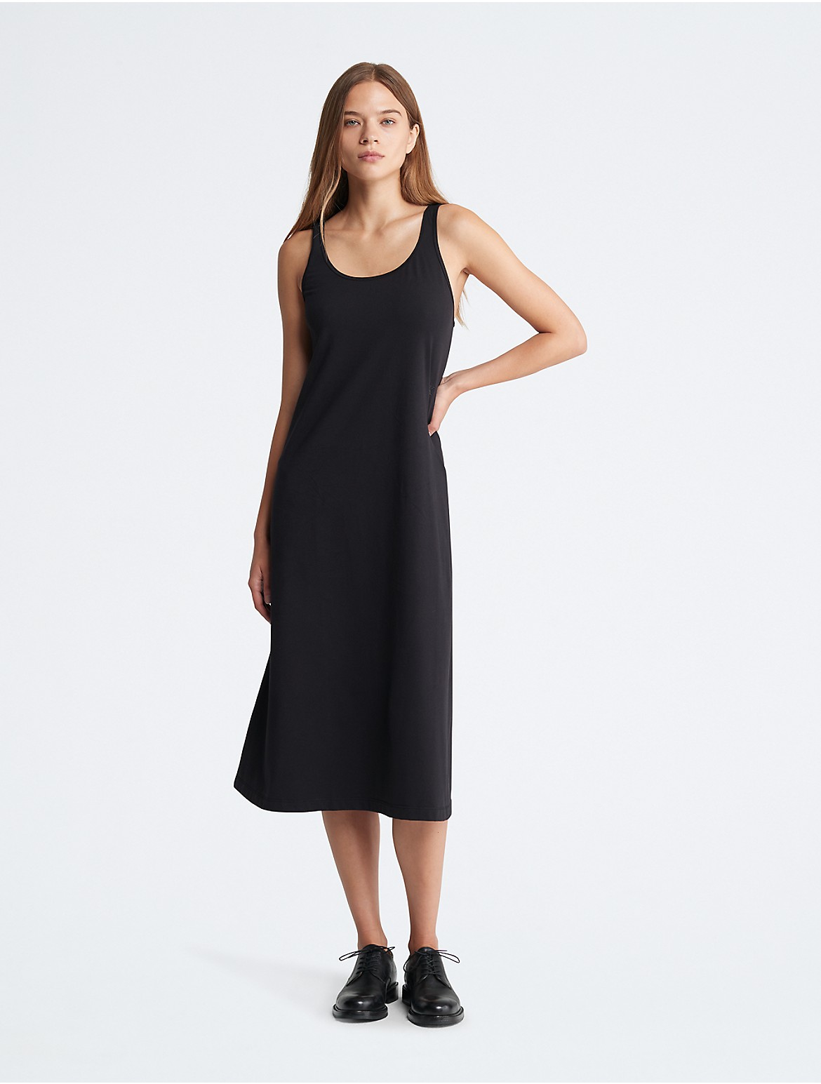 Calvin Klein Women's Modern Stretch Tank Dress - Black - S