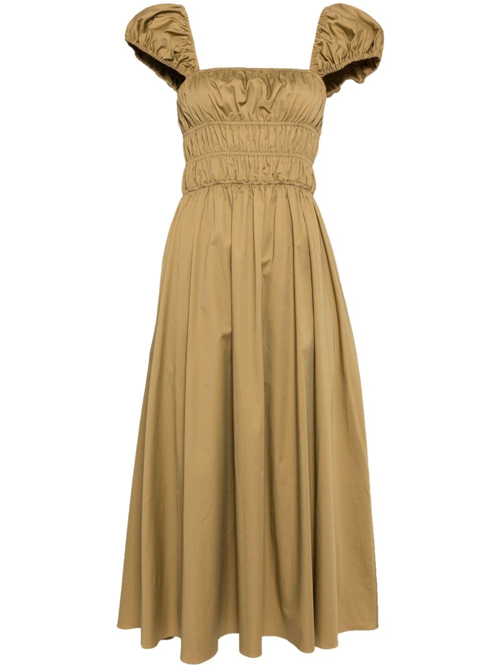Cynthia Rowley Midi Length Cotton Dress - Brown
