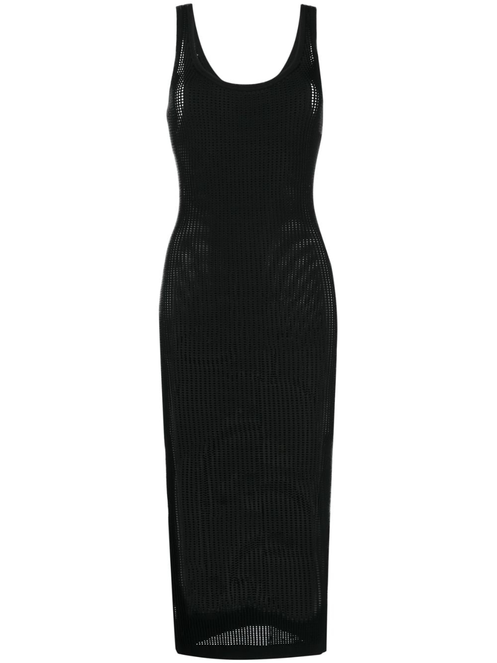 Cynthia Rowley knitted round-neck midi dress - Black