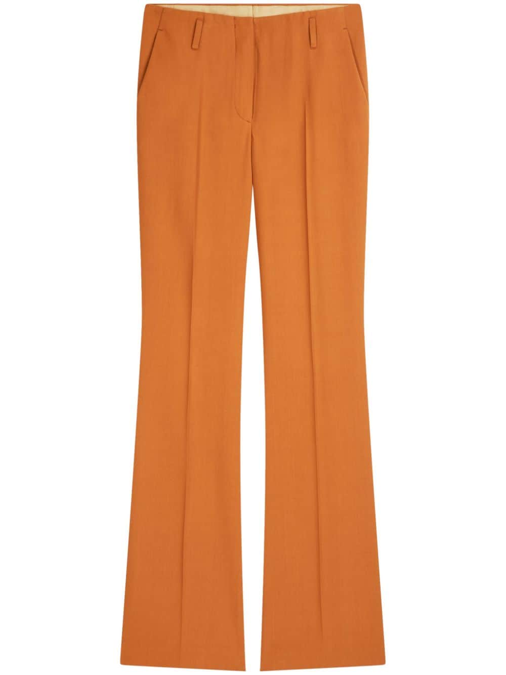 DRIES VAN NOTEN tailored flared trousers - Orange