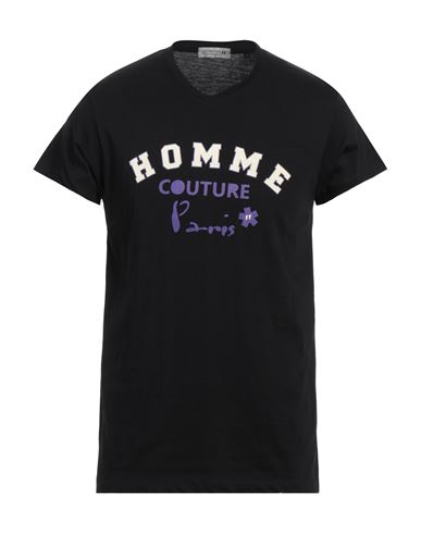 Daniele Alessandrini Homme Man T-shirt Black Size XXL Cotton