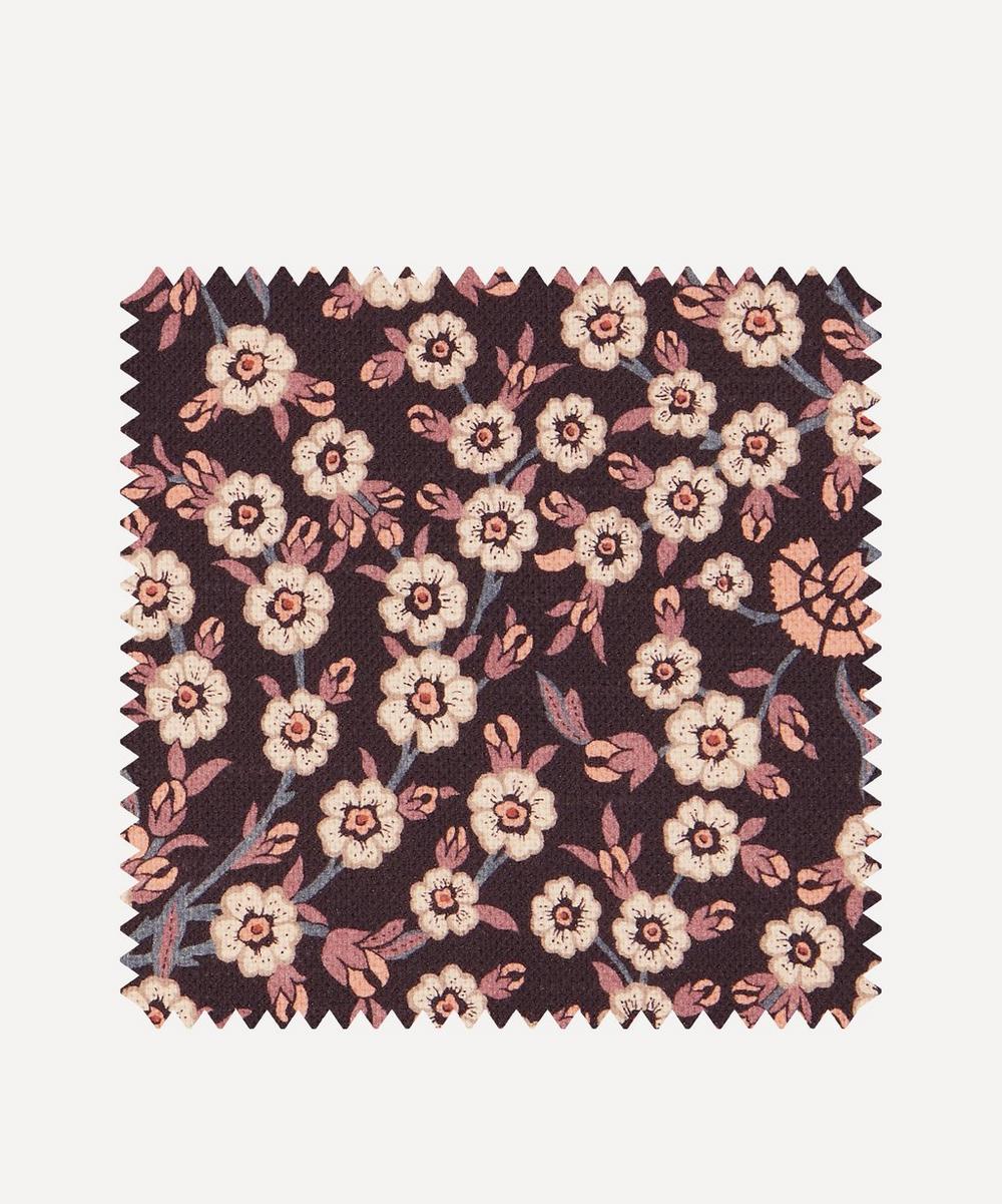 Fabric Swatch - Empress Vine Cotton in Brinjal Liberty Fabrics