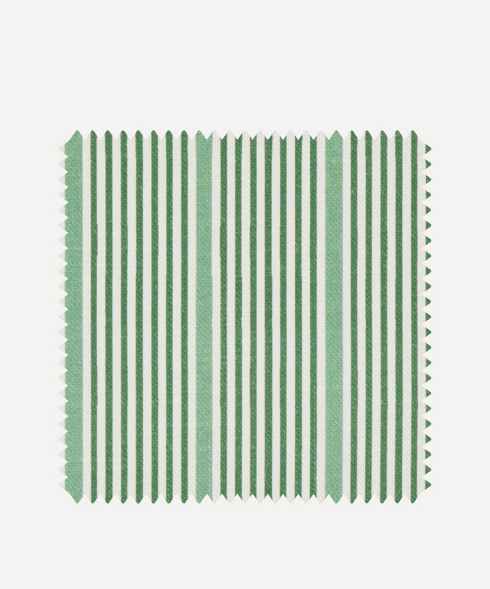 Fabric Swatch - Park Stripe Cotton in Purslane Liberty Fabrics