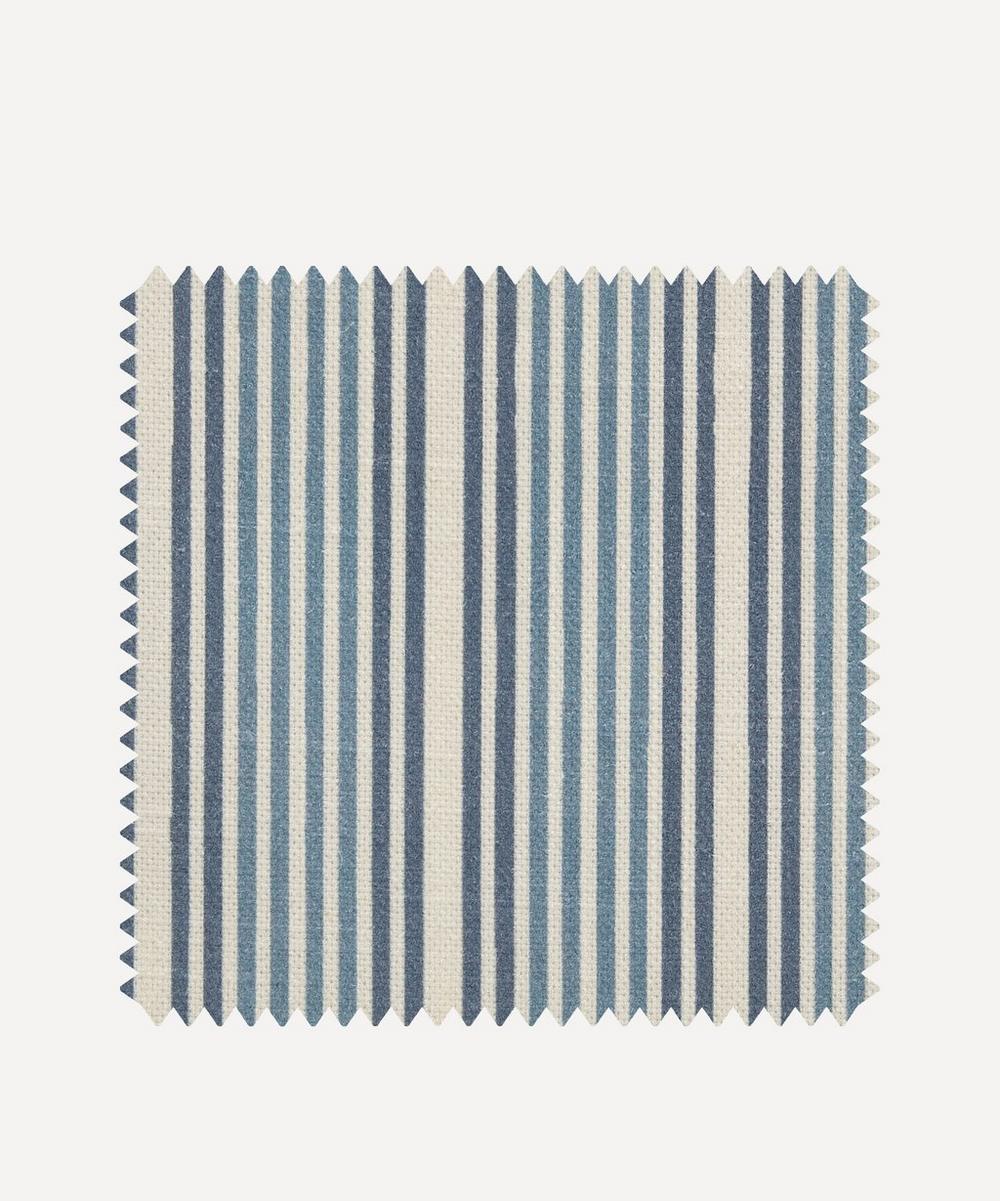 Fabric Swatch - Regent Stripe Cotton in Lapis Liberty Fabrics
